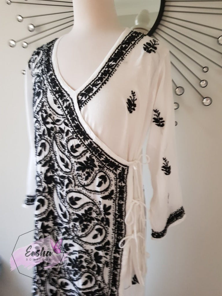 Angarkha Style Long Tunic Kurta