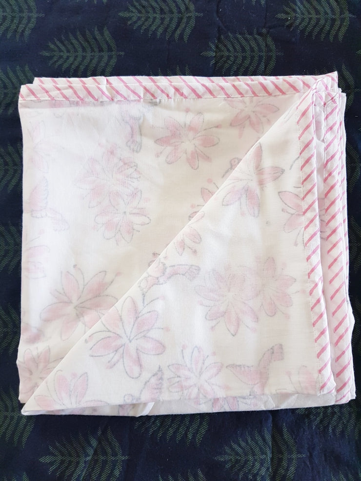 Baby Cotton Quilted Blanket Dohar And Headband Set - Hummingbird