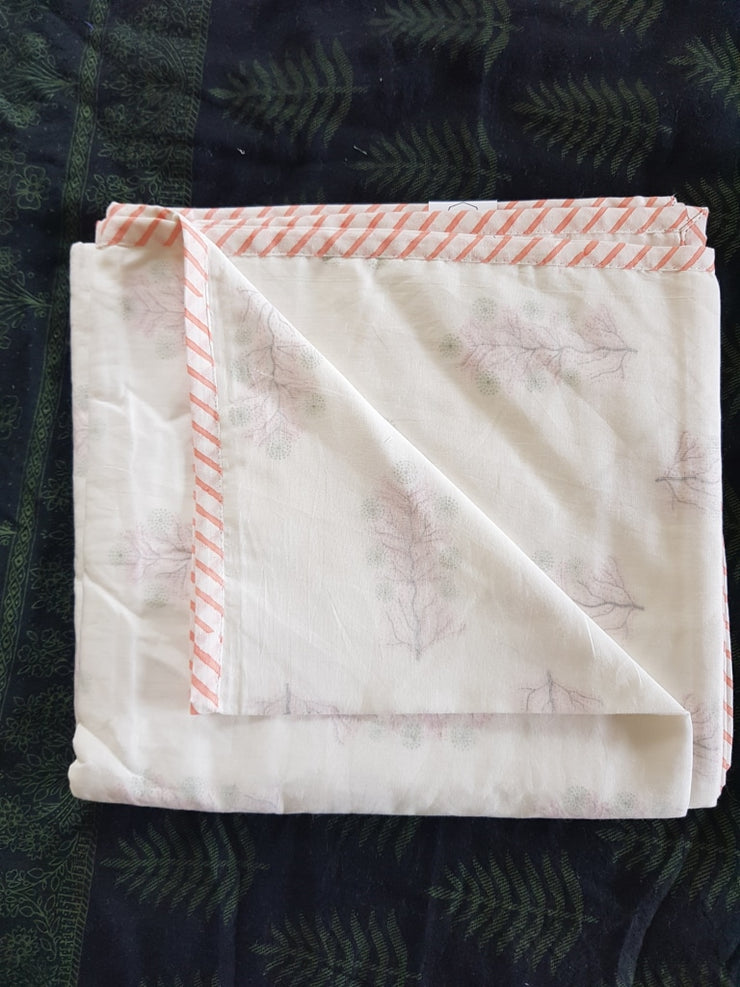Baby Cotton Quilted Blanket Dohar And Headband Set - Pinktree