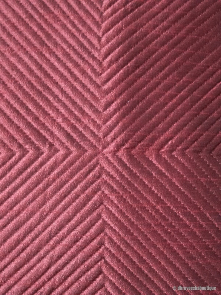 Dupian Silk & Print Quilted Pillow Cover