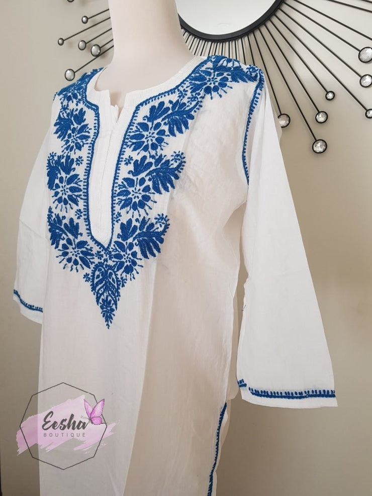 Green Hand Embroidered Tunic