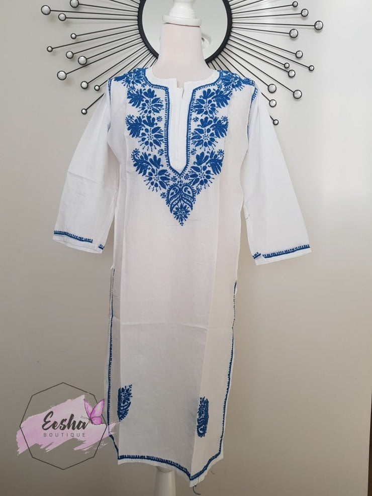 Green Hand Embroidered Tunic