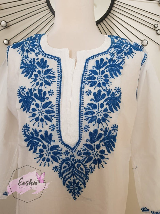 Green Hand Embroidered Tunic