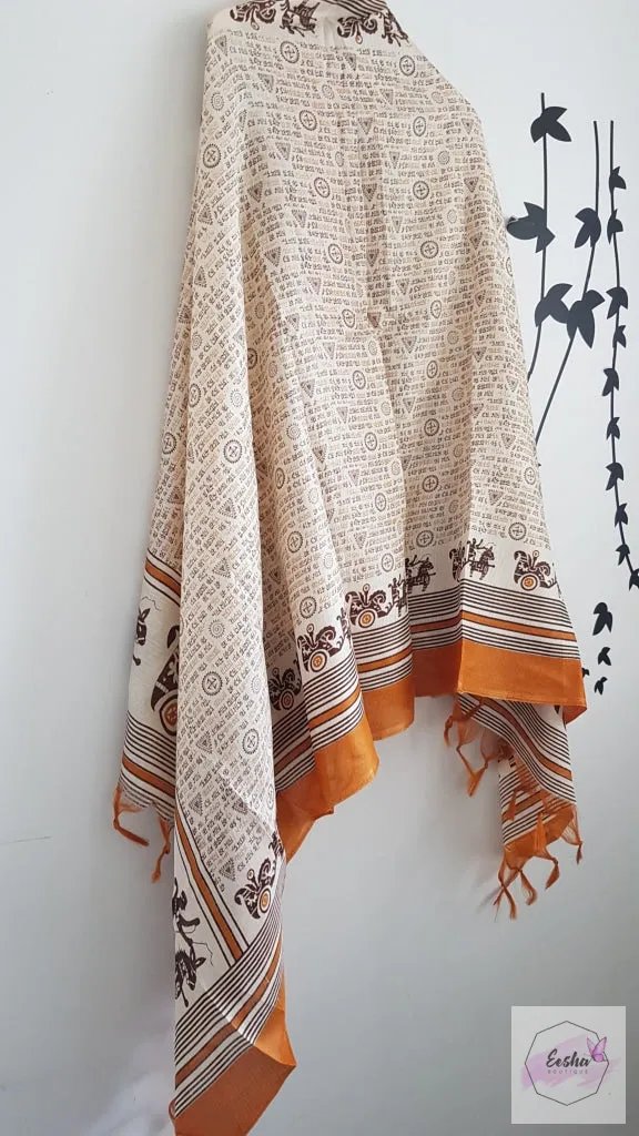 India Raw Silk Scarf Stole Dupatta Sarong Pario