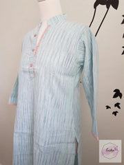 Indian Khadi Kurta Kurti Tunic - S Size