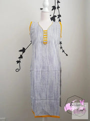 Indian Khadi Kurta Kurti Tunic - S Size