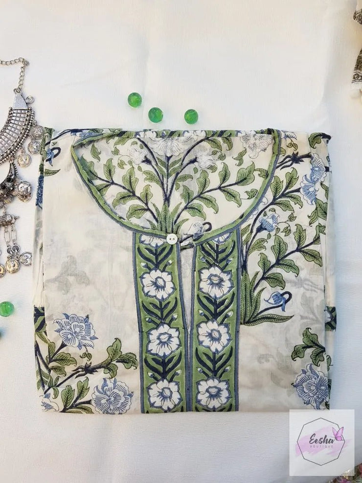 Long Kaftan Dress - Flowerbouquet