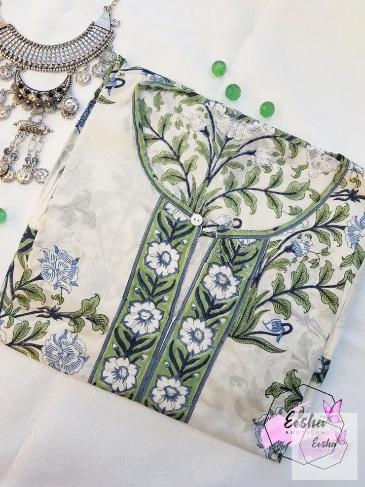 Long Kaftan Dress - Flowerbouquet