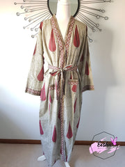 Long Kimono Robe - Cyprus