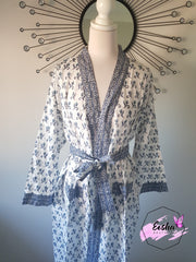 Long Kimono Robe - Tulip