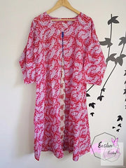 Pink Lemon Long Kaftan Summer Dress