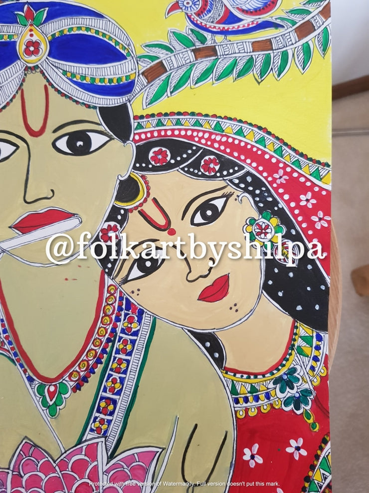 Radha - Original Madhubani Painting