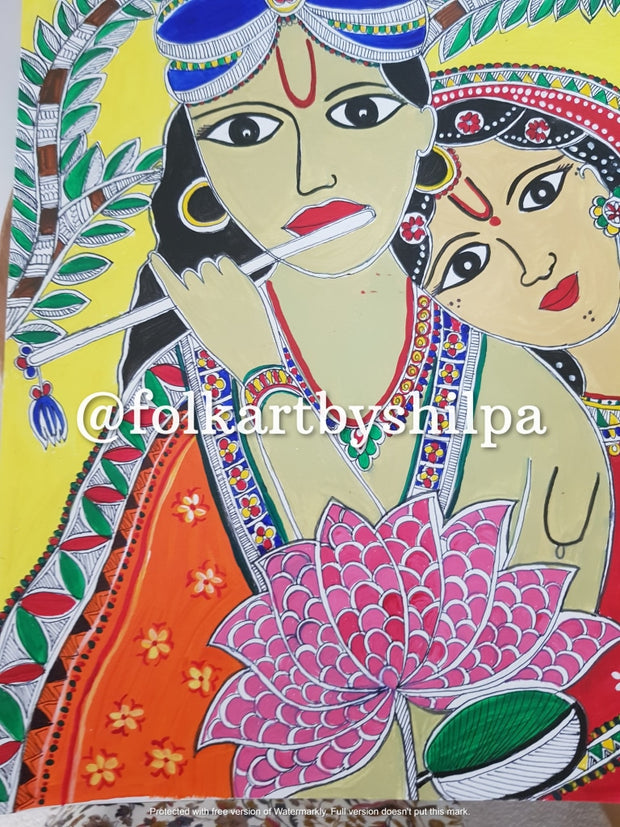 Radha - Original Madhubani Painting