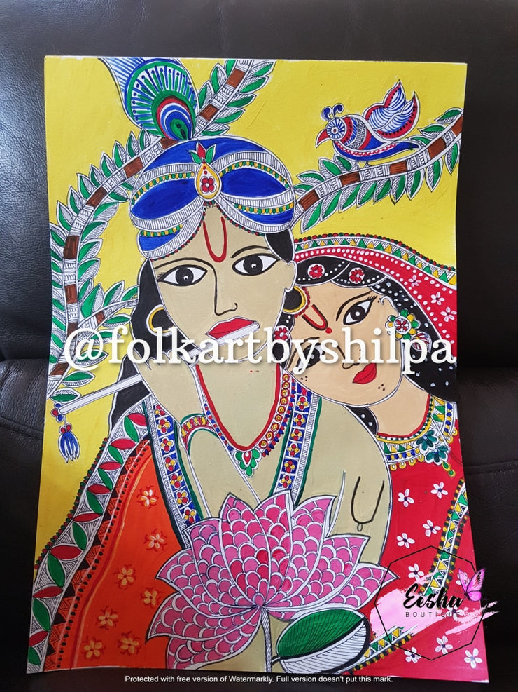 Radha - Original Madhubani Painting