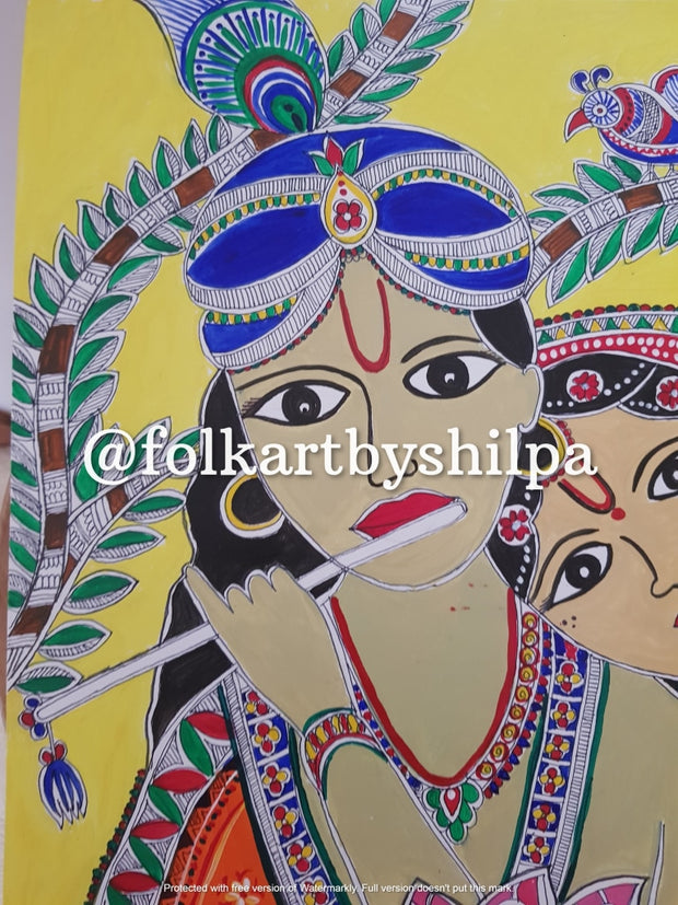 Radha - Original Madhubani Painting