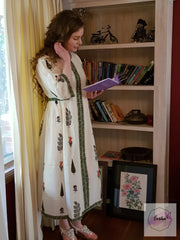 Long Kaftan Dress - Garden