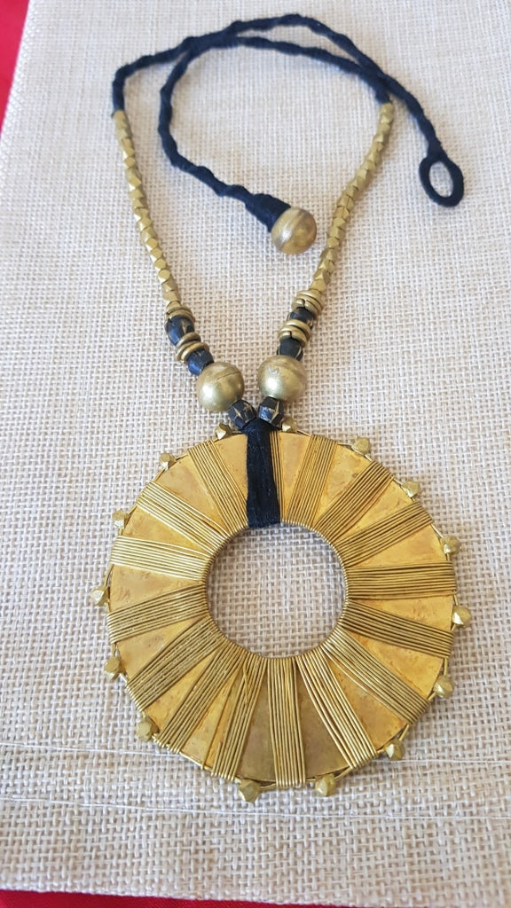 Sun Warrior Brass Metal Necklace Jewellery